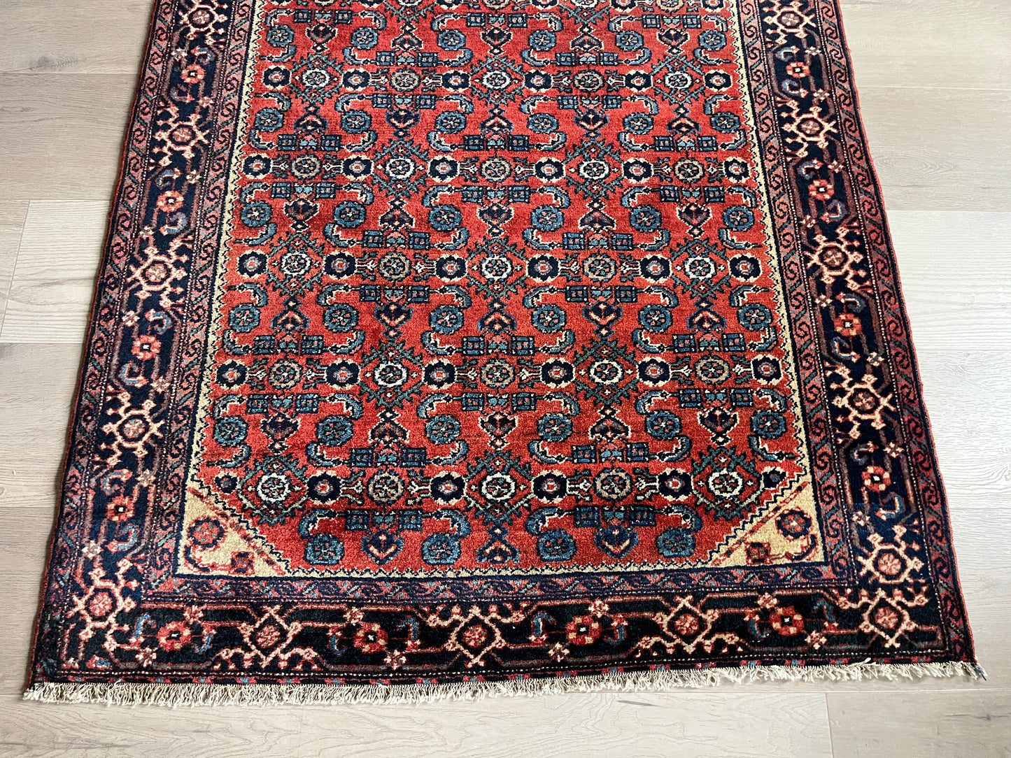 Genuine Antique Persian rug, circa mid-1920s.