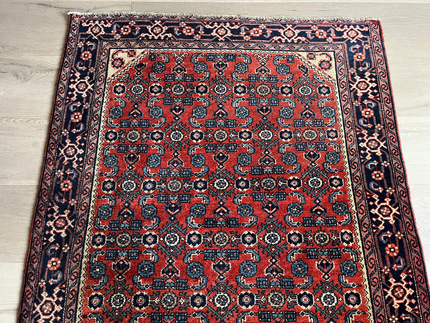 Genuine Antique Persian rug, circa mid-1920s.