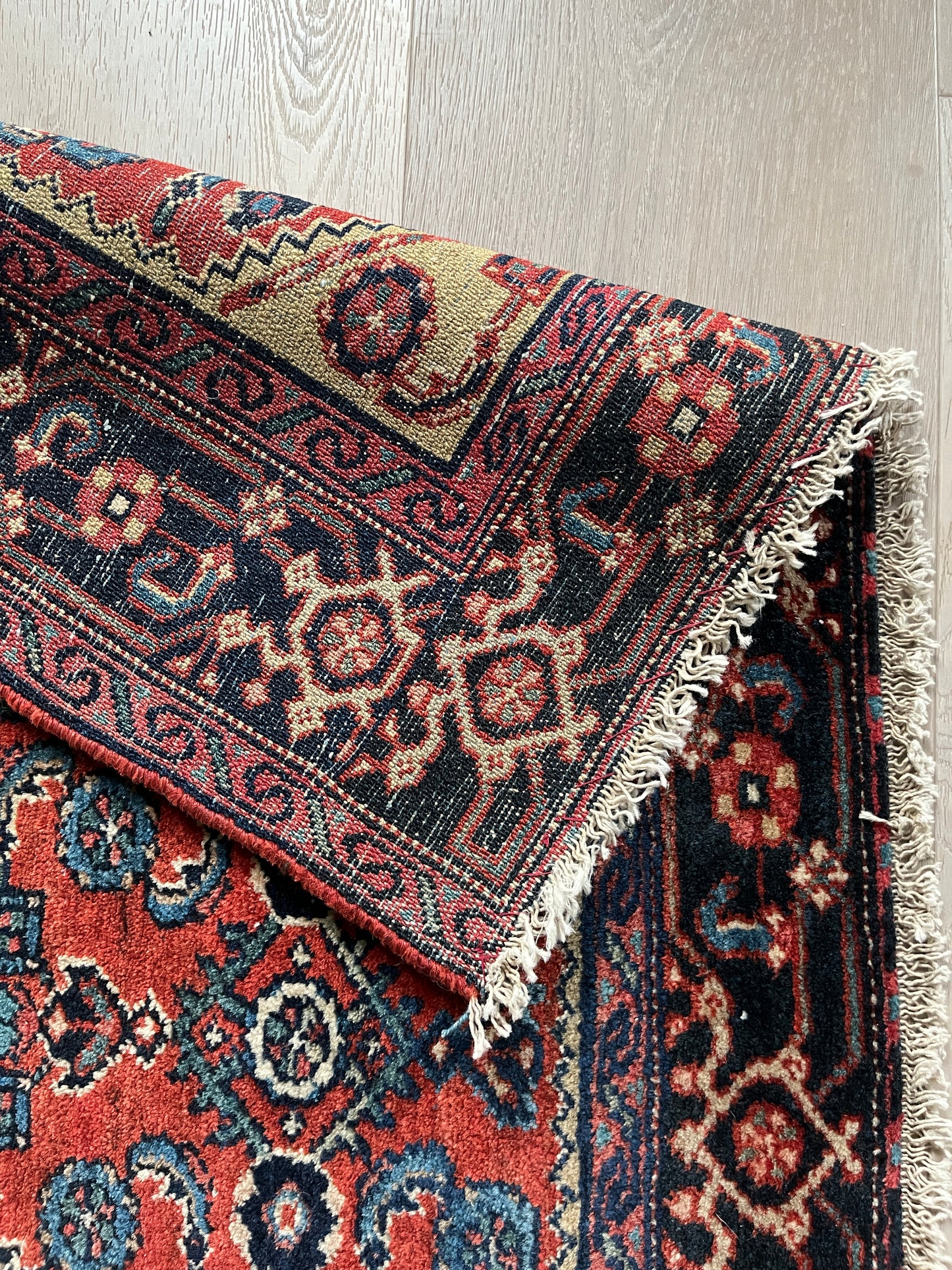 Genuine Antique Persian rug, circa mid-1920s.