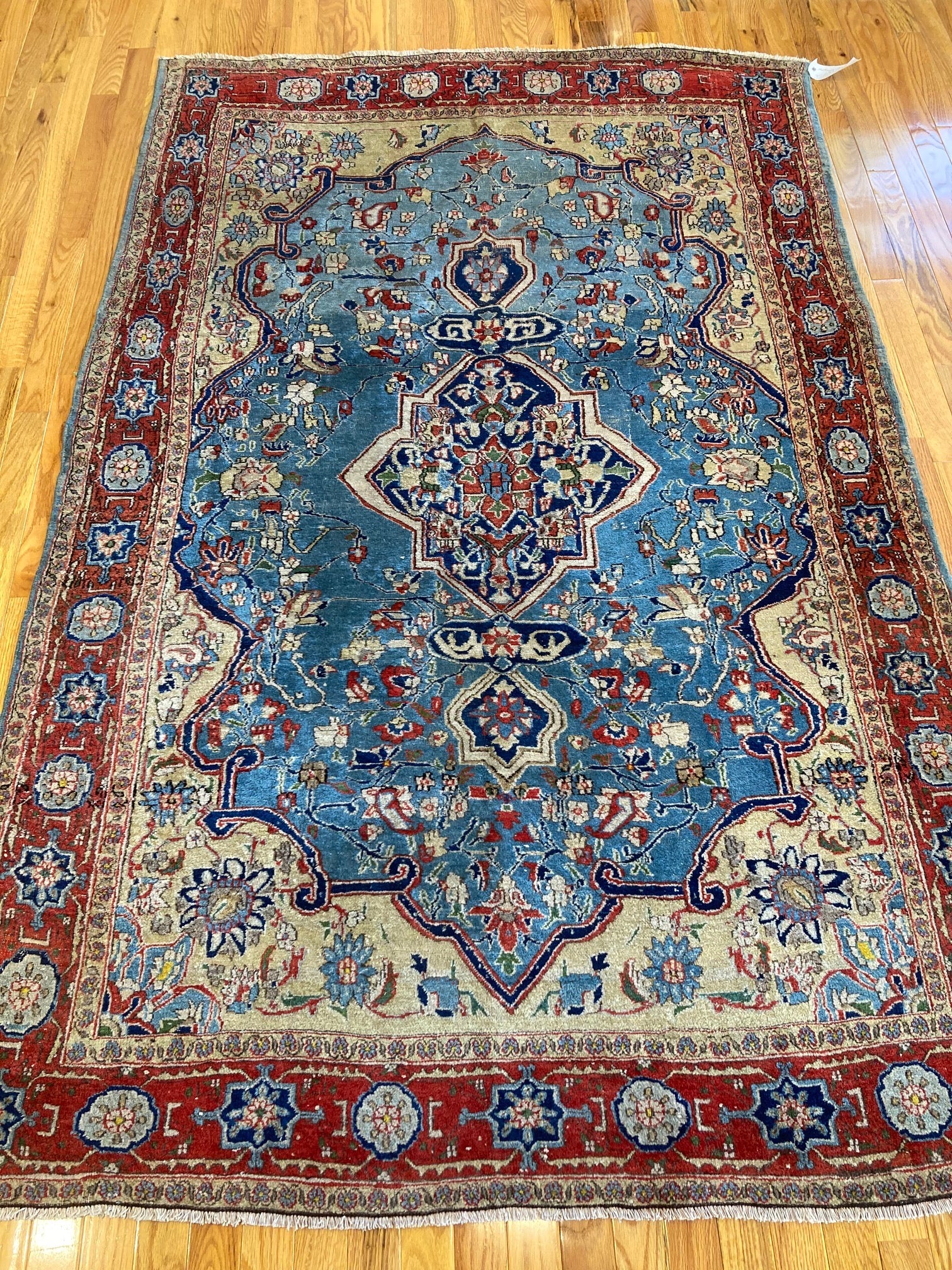 Fine and Unusual Antique Persian Tabriz Rug – Woven Art of the Orient ...